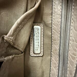 Rosetti Textured Beige Handbag
